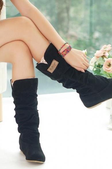 platform pump boots